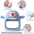 Silicone Teething Toys for Infants - Secure Hand Teether Pacifiers for Breastfeeding Babies, Ideal Teething Solution for Newborns