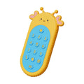 Silicone Baby Teether Toy - Remote Control Design for Teething Relief and Sensory Development (3-24 Months)