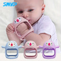 Silicone Teething Toys for Infants - Secure Hand Teether Pacifiers for Breastfeeding Babies, Ideal Teething Solution for Newborns