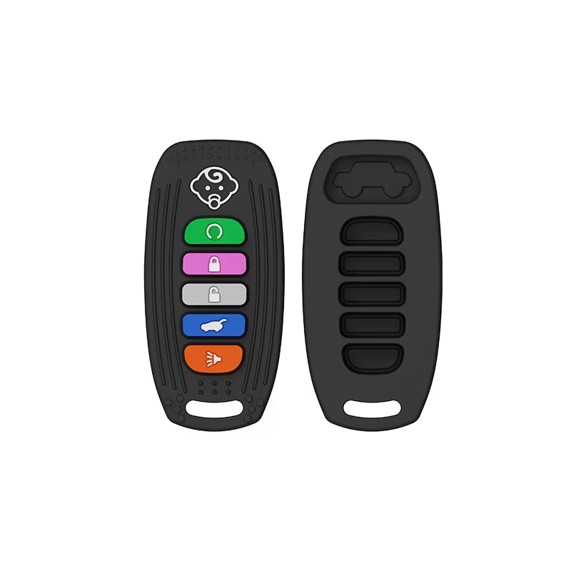 Silicone BPA-Free Baby Teething Toy in TV Remote Control Shape - Soothing Chew Relief for Infants and Toddlers