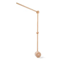 Wooden Baby Rattle Mobile with Crochet Bed Bell for Infants 0-12 Months - Crib Gift and Toy Holder