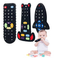 Silicone Baby Teether Toy - Remote Control Design for Teething Relief and Sensory Development (3-24 Months)