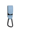 PU Leather Baby Stroller Hook - 360 Degree Rotatable Cart Organizer Accessory (Set of 1 or 2)