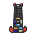 Silicone Baby Teether Toy - Remote Control Design for Teething Relief and Sensory Development (3-24 Months)