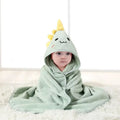 Hooded Cartoon Baby Bath Towel - Soft Swaddle Blanket for Infants, Ideal for Newborn Boys and Girls