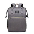 Ultimate Folding Mommy Bag: Portable Crib Bed & Stylish Diaper Backpack for Active Moms