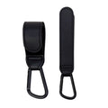 PU Leather Baby Stroller Hook - 360 Degree Rotatable Cart Organizer Accessory (Set of 1 or 2)