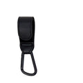 PU Leather Baby Stroller Hook - 360 Degree Rotatable Cart Organizer Accessory (Set of 1 or 2)