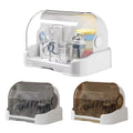 Dustproof Baby Bottle Drying Rack with Removable Drip Tray - Durable Storage Solution for Toddler Bottles