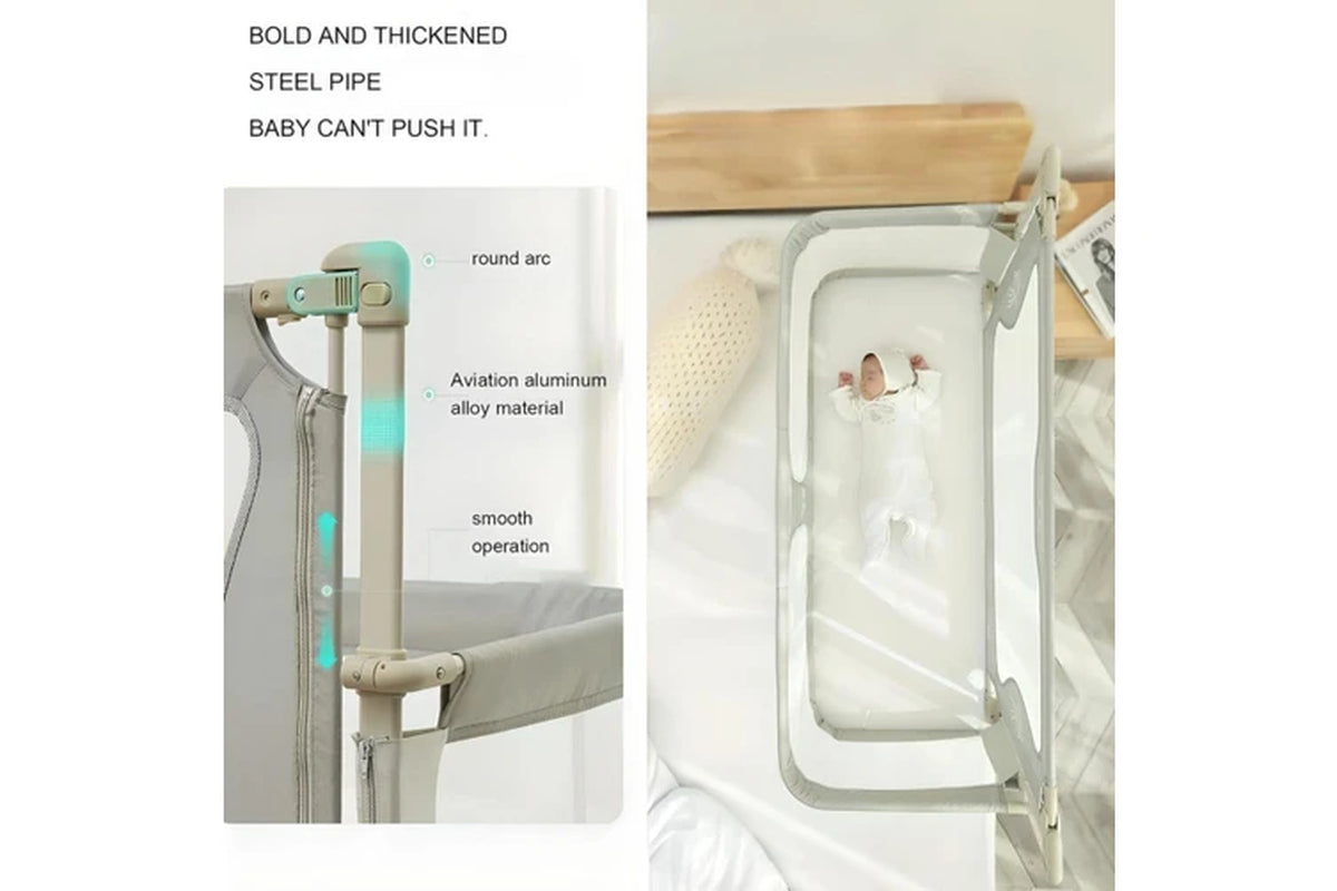 Toddly Nightnest Adjustable Bedside Bed Rail for Babies