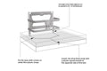 Toddly Nightnest Adjustable Bedside Bed Rail for Babies
