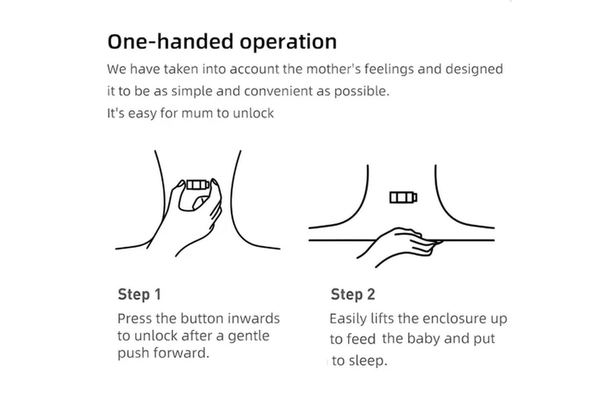 Toddly Nightnest Adjustable Bedside Bed Rail for Babies