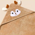 Hooded Cartoon Baby Bath Towel - Soft Swaddle Blanket for Infants, Ideal for Newborn Boys and Girls