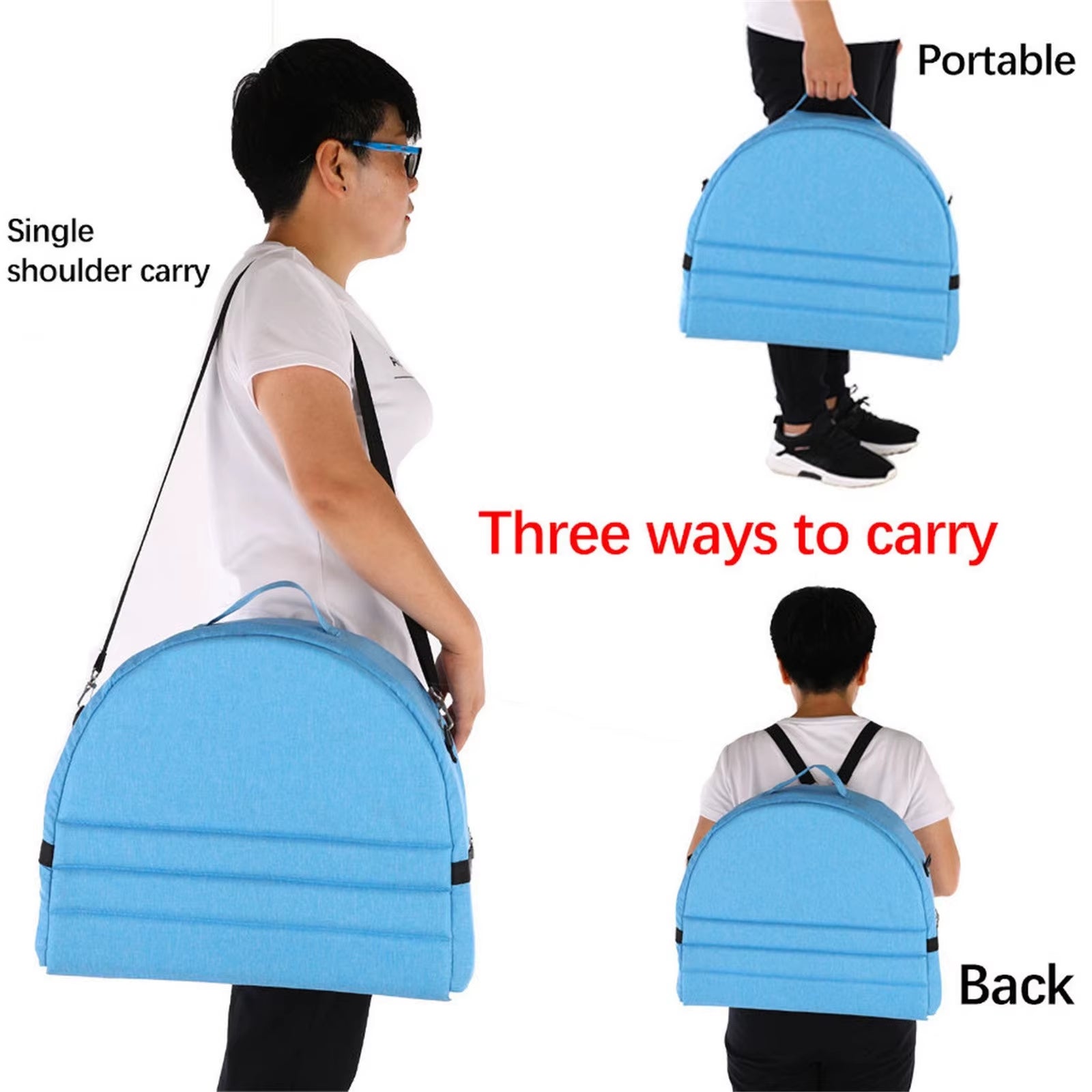Portable Folding Baby Crib with Net and Awning - Ideal Infant Bed for Camping and Travel