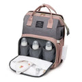 Ultimate Folding Mommy Bag: Portable Crib Bed & Stylish Diaper Backpack for Active Moms