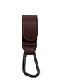 PU Leather Baby Stroller Hook - 360 Degree Rotatable Cart Organizer Accessory (Set of 1 or 2)