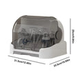 Dustproof Baby Bottle Drying Rack with Removable Drip Tray - Durable Storage Solution for Toddler Bottles